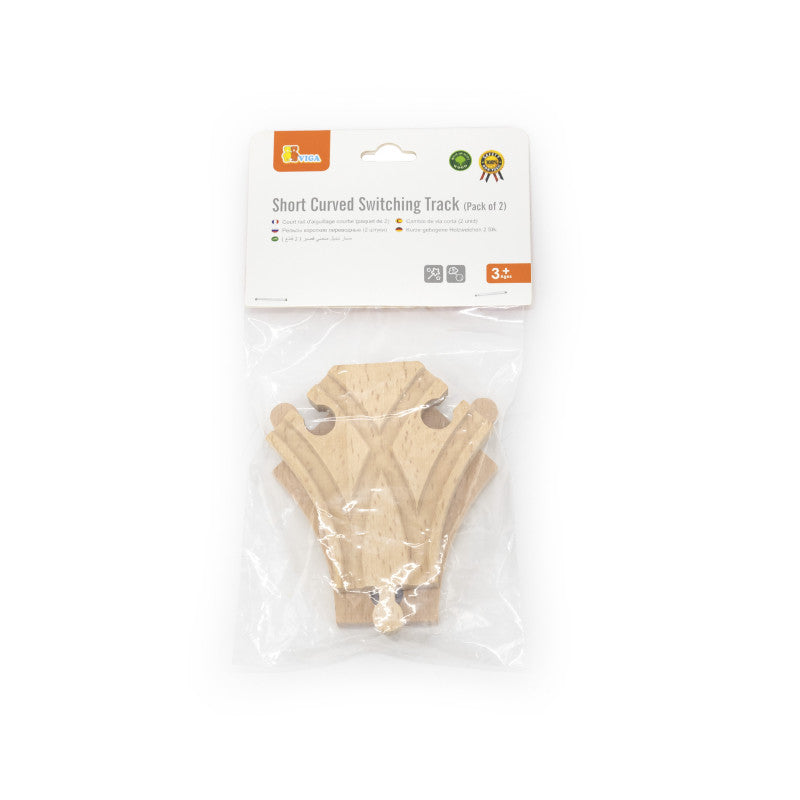 Macaz pentru sine de trenulete din lemn, 2 buc, Viga